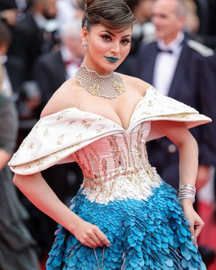 Cannes Film Festival 2023: Urvashi Rautela’s Blue Lipstick At Harrison Ford Indiana Jones In Saiid Kobeisy Gown Draws Massive Attention & Love