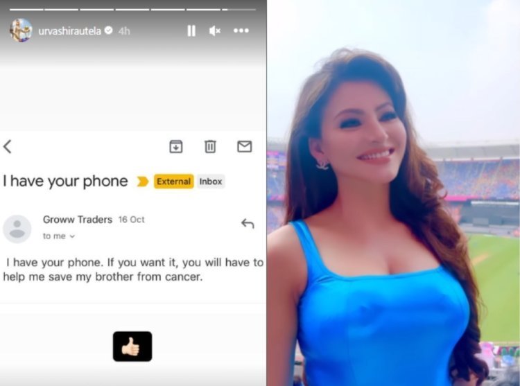 Urvashi Rautela receives a demanding email over returning her 24-carat gold iPhone