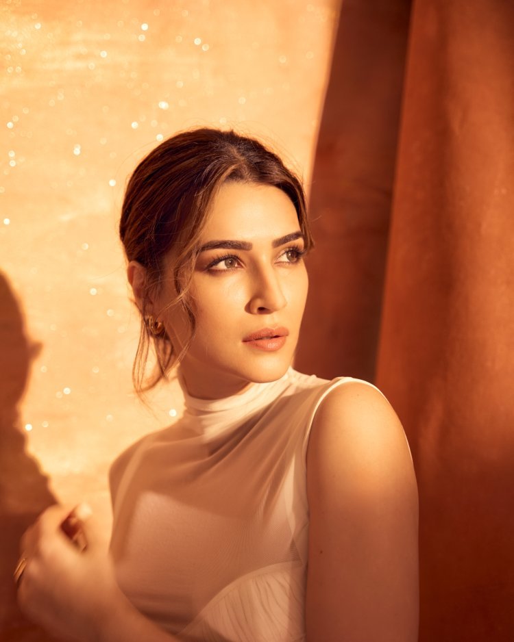 Kriti Sanon Stuns in Ethereal White Ensemble by Deme by Gabriella: A Vision of Grace and Glamour