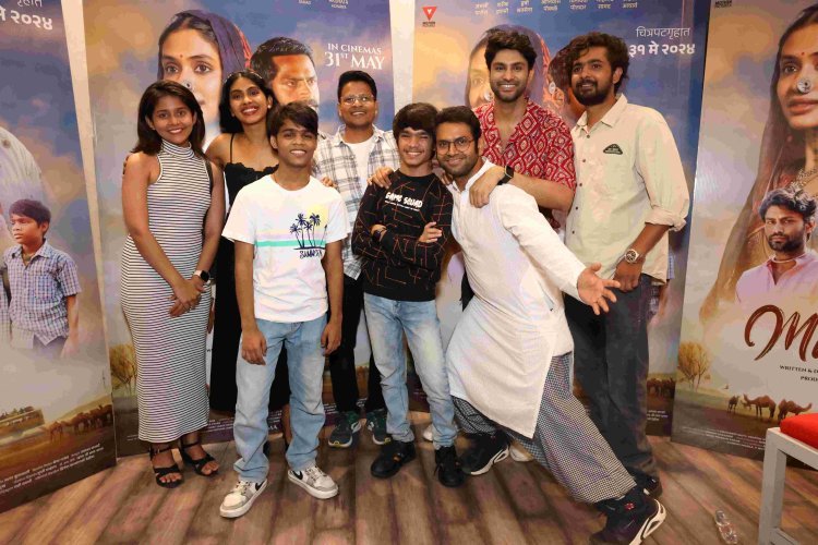 Anjali Patil and Sharib Hashmi starrer film "Malhar" poster launched, to be released in Hindi and Marathi on May 31